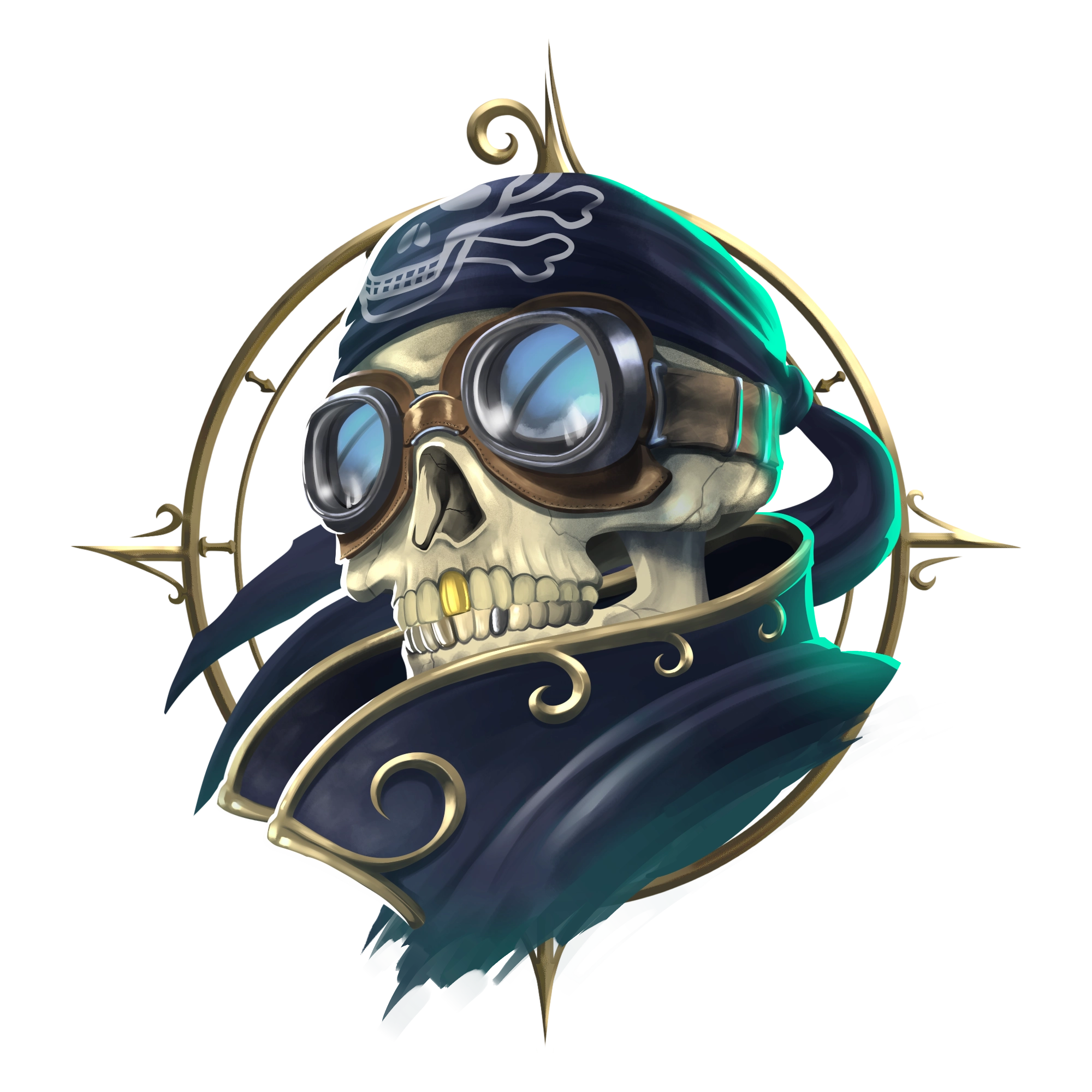 LazaPlays Skull Logo